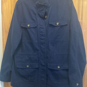 Navy Blue Utility Jacket